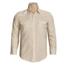 Roper Double-Yoke Snap Shirt - Long Sleeve (For Men) in White - Closeouts