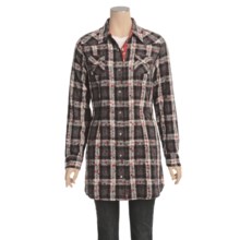 Roper Five Star Electric Spirit Tunic Shirt - Long Sleeve (For Women) in Black - Closeouts