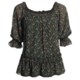Roper Floral-Print Shirt - Scoop Neck, Short Sleeve (For Women)