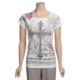 Roper Horse Burnout Sublimation Shirt - Short Sleeve (For Women)