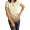Roper Horse Burnout T-Shirt - Jersey Blend, Short Sleeve (For Women) in Green