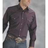 Roper Karman Dobby Stripe Shirt - Snap Front, Long Sleeve (For Men)