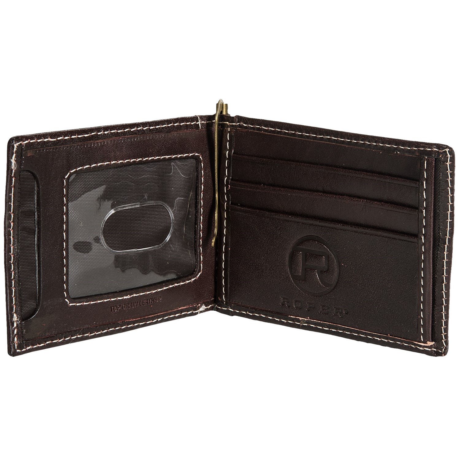 Roper Money Clip Wallet (For Men) 7111C - Save 39%