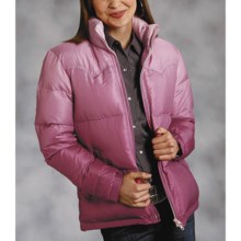 Roper Quilted Down Coat (For Women) in Pink - Closeouts