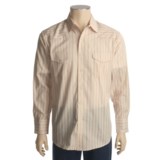 Roper Satin Dobby Stripe Shirt - Long Sleeve (For Men)