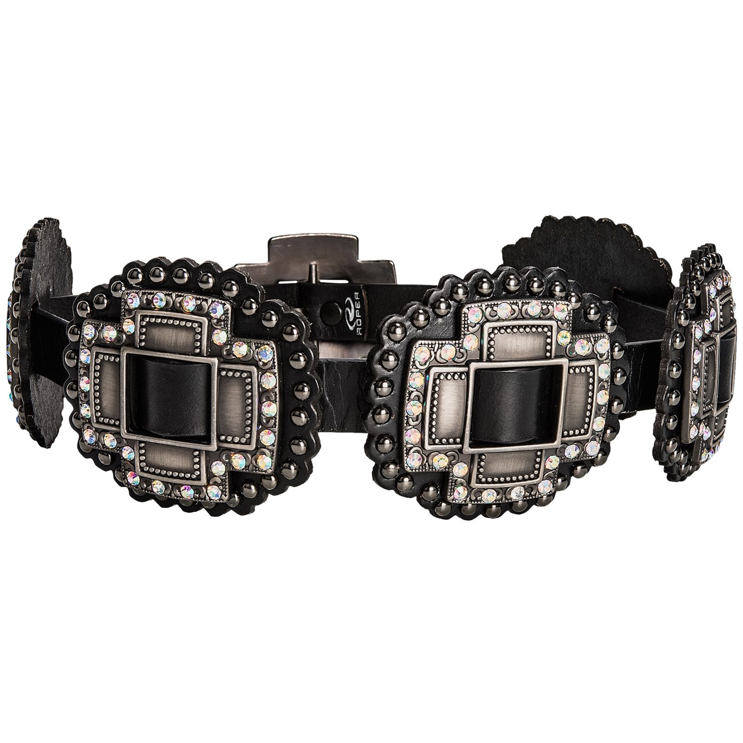 Roper Slide Conchos Belt (For Women) 7311T Save 80