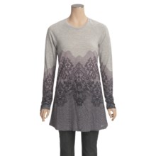 Roper Studi West Artisan Tunic Shirt - Long Sleeve (For Women) in Heather Grey - Closeouts