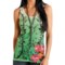 Roper Sublimation Printed Knit Tank Top (For Women) in Green