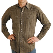 Roper Wallpaper Print Shirt - Long Sleeve (For Men) in Green - Closeouts