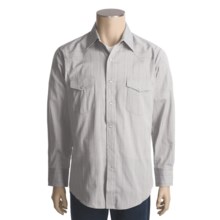 Roper Western Shirt - Long Sleeve (For Men) in Grey - Closeouts