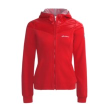 Rossignol Ava Hooded Fleece Jacket - Full Zip (For Women) in Red - Closeouts
