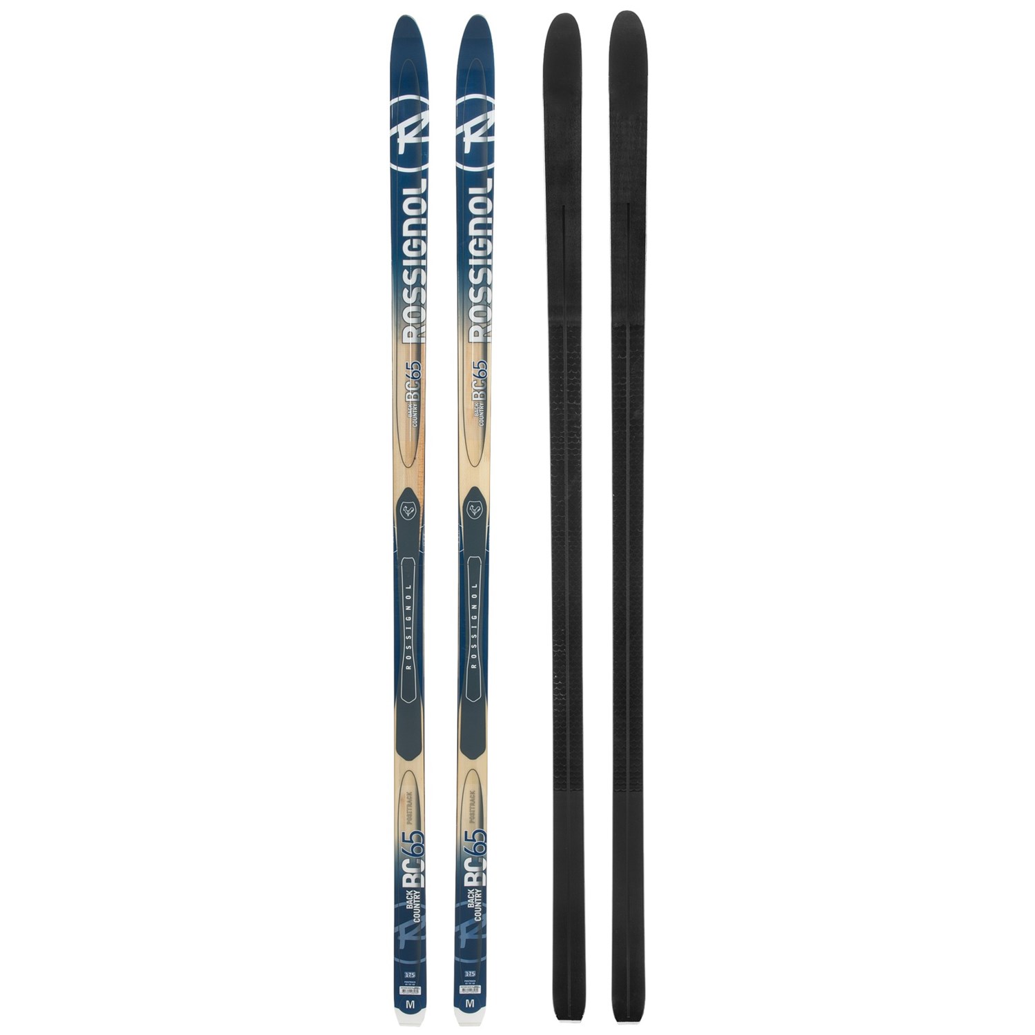 Rossignol BC 65 Positrack Waxless Touring Skis in See Photo