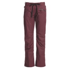 Rossignol Flared Fire Snow Pants - Insulated (For Women) in Burgundy - Closeouts