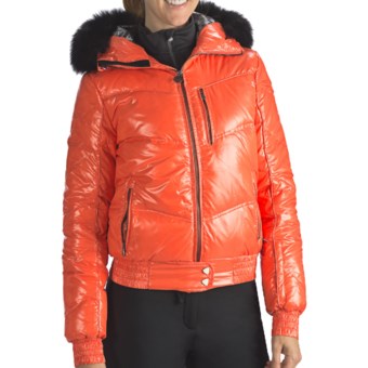 Rossignol Liz Down Shiny Jacket - 550 Fill Power (For Women) in Garance