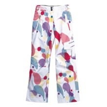 Rossignol PR Cargo Pants - Insulated (For Girls) in Teardrops - Closeouts