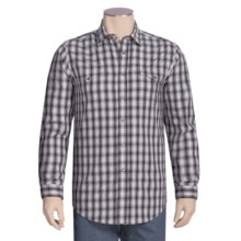 Rough Stock by Panhandle Slim Lurex® Ombre Plaid Shirt - Long Sleeve (For Men) in Grey Plaid - Closeouts