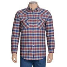 Rough Stock Cotton Lurex® Plaid Shirt - Long Sleeve (For Men ) in Red - Closeouts