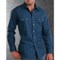 Rough Stock Duomo Western Shirt - Snap Front, Long Sleeve (For Men) in Navy