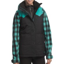 Roxy Cheyenne Jacket - 550 Fill Power, Removable Sleeves (For Women) in Ceramic - Closeouts