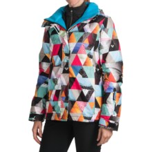 Roxy Jet Jacket - Insulated (For Women) in White - Closeouts