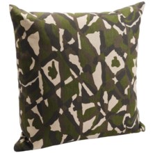 Royal Heritage Camo Throw Pillow - Cotton Denim, 20x20” in Green Camo - Closeouts