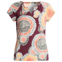 Royal Robbins Adayla Shirt - Organic Cotton Jersey, Short Sleeve (For Women) in Papaya - Closeouts