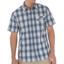 Royal Robbins Andale Plaid Shirt - Short Sleeve (For Men) in Bottom Blue - Closeouts