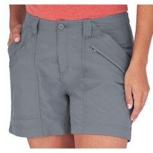 Royal Robbins Backcountry Shorts - UPF 50+ (For Women) in Light Slate - Closeouts