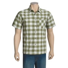 Royal Robbins Bridgeport Plaid Shirt - UPF 40+, Short Sleeve (For Men) in Pesto - Closeouts
