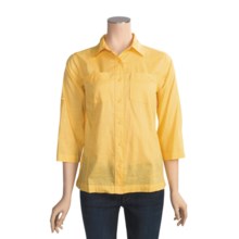 Royal Robbins Camp Shirt - Convertible 3/4 Sleeve (For Women) in Plumeria - Closeouts
