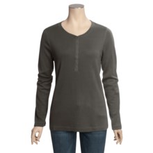 Royal Robbins Chill Out Snap Henley Shirt - Long Sleeve (For Women) in Charcoal - Closeouts