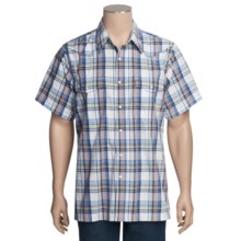 Royal Robbins Clint Plaid Shirt - Short Sleeve (For Men) in Bottom Blue - Closeouts