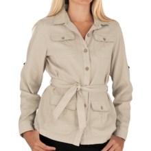 Royal Robbins Cool Mesh Cotton Shirt Jacket - Long Sleeve (For Women) in Soapstone - Closeouts