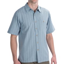 Royal Robbins Cool Mesh Stripe Shirt - Short Sleeve (For Men) in Arctic Blue - Closeouts