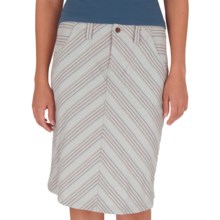 Royal Robbins Cool Mesh Stripe Skirt (For Women) in Light Slate - Closeouts