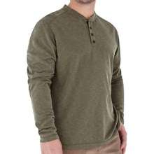 Royal Robbins Desert Knit Henley Shirt - Long Sleeve (For Men) in Light Olive - Closeouts