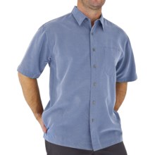 Royal Robbins Desert Pucker Shirt - UPF 25+, Short Sleeve (For Men) in Pacific - Closeouts