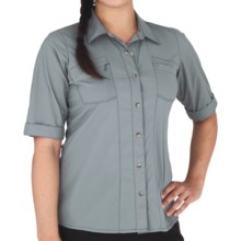 Royal Robbins Discovery Lite Stretch Shirt - UPF 30+, Elbow Sleeve (For Women) in Light Slate - Closeouts