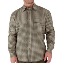 Royal Robbins Echo Canyon Plaid Shirt - UPF 40+, Roll-Up Long Sleeve (For Men) in Capers - Closeouts
