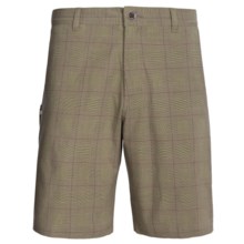 Royal Robbins Epitome Plaid Shorts (For Men) in Light Olive - Closeouts