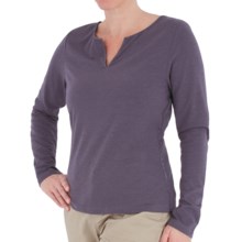 Royal Robbins Essential Notched Shirt - UPF 50+, Long Sleeve (For Women) in Blueprint - Closeouts