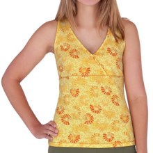 Royal Robbins Essential Print Jersey Tank Top - Racerback, Quick-Dry (For Women) in Daffodill - Closeouts