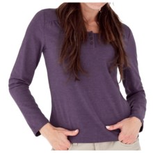 Royal Robbins Essential Traveler Henley Shirt - UPF 50+, Stretch Jersey, Long Sleeve (For Women) in Fig - Closeouts
