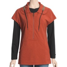 Royal Robbins French Terry Pullover (For Women) in Dark Brick - Closeouts