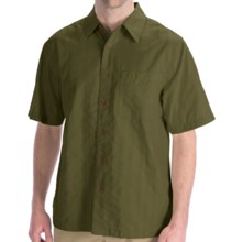 Royal Robbins Jasper Shirt - Organic Cotton-Rich, Short Sleeve (For Men) in Dark Aloe - Closeouts