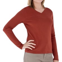 Royal Robbins Kick Back Crossover Shirt - Long Sleeve (For Women) in Ember - Closeouts