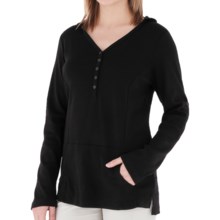 Royal Robbins Kick Back Hoodie Shirt - UPF 50+, Long Sleeve (For Women) in Jet Black - Closeouts