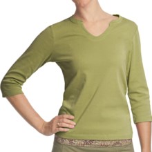 Royal Robbins Kickback Shirt - UPF 50+, 3/4 Sleeve (For Women) in Pesto - Closeouts