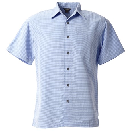 Royal Robbins Mojave Desert Pucker Shirt UPF 50 Short Sleeve For Men