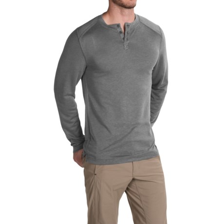 Royal Robbins Mojave Henley Shirt UPF 50 Long Sleeve For Men